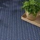 Nourison Horizon HOZ02 Navy 4" x 6" Indoor/Outdoor Area Rug, , large