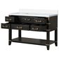 Lexora Home Norwalk 48" Single Bathroom Vanity in Black Oak with White Quartz Top and Rectangular Sink, , large
