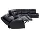 MotoMotion 6-Piece Leather Power Reclining Sectional with Power Headrest in Maverick Blackberry, , large