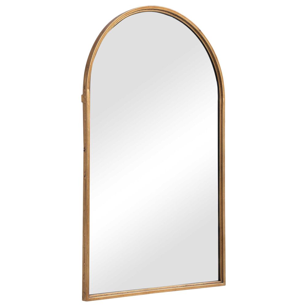 Salt &amp; Light Wall Mirror in Light Antique Gold Leaf, , large