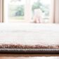 Safavieh Carousel CRK153 8" x 10" Pink and Ivory Kids Area Rug, , large