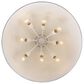 Golden Lighting Alison 8-Light Pendant with Antique Matte Navy Shade in Vintage Gold, , large