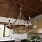 Hunter Perch Point 6-Light Chandelier in Brushed Nickel, , large