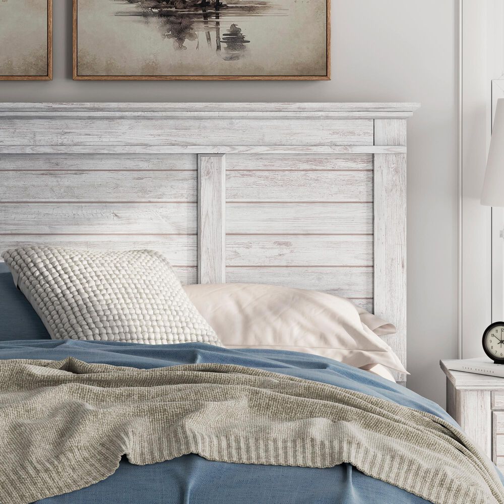 Ashley Makidern King Storage Bed with Four Drawers in Whitewash, , large