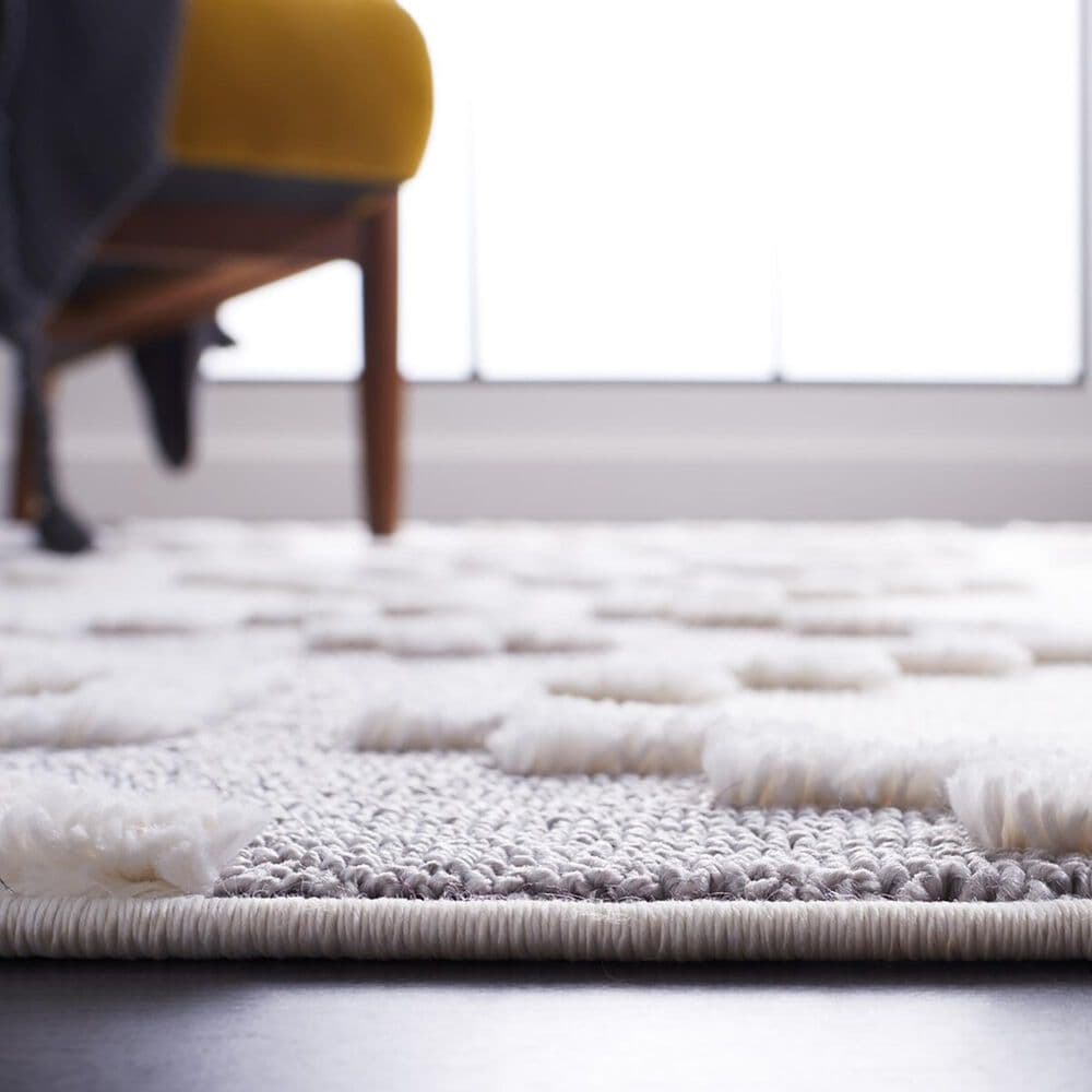 Safavieh Marrakesh MRK532B 8&#39; x 10&#39; Ivory and Grey Area Rug, , large