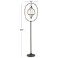 Maple and Jade 60" Eclectic Metal Lantern in Black and Gold, , large