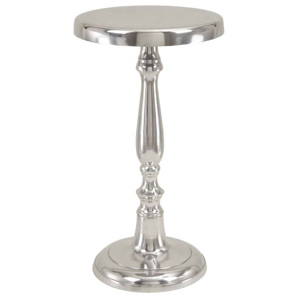 Maple and Jade 22" Accent Table in Silver, , large