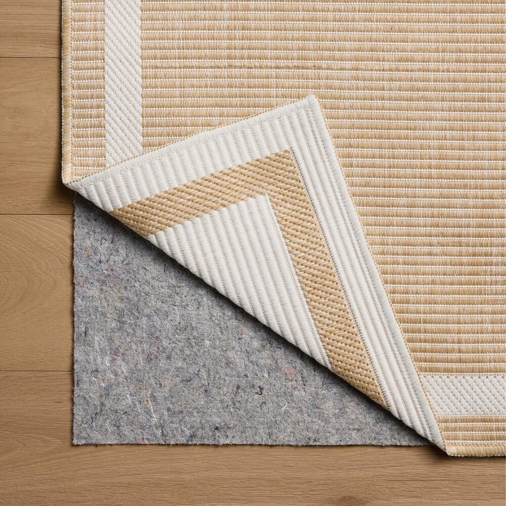 Loloi Easton Wheat and Ivory 2&#39;3&quot; x 3&#39;9&quot; Indoor/Outdoor Area Rug, , large