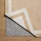Loloi Easton Wheat and Ivory 2"3" x 3"9" Indoor/Outdoor Area Rug, , large