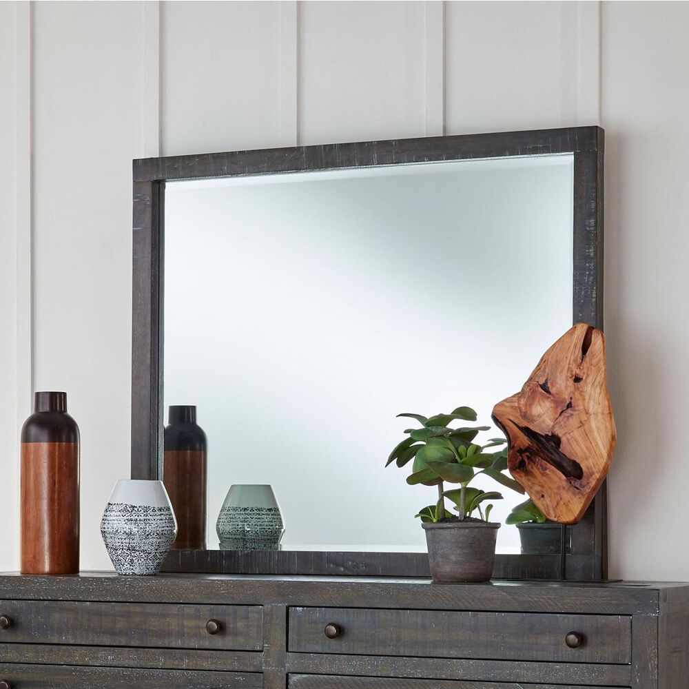 Urban Home Townsend Mirror in Gunmetal, , large
