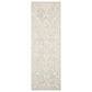 Safavieh Micro-Loop MLP507F 2"3" x 7" Light Grey and Ivory Runner, , large