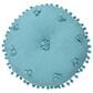 J. Queen New York Afton 12" Round Throw Pillow in Blue, , large