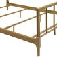 Furniture of America Blair Queen Slat Bed in Gold, , large