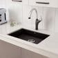 Blanco Precis 25" ADA Single Bowl Kitchen Sink in Cinder, , large