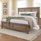Riva Ridge Oxford King Panel Bed in Tan with USB Ports, , large