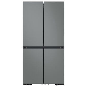 Samsung Bespoke 29 Cu. Ft. 4-Door Flex Refrigerator with Beverage Center - Grey Glass Panels Included, , large
