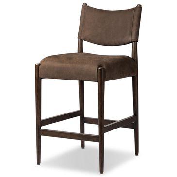 Four Hands Jayla Counter Stool in Burnt Oak, , large