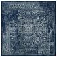 Safavieh Evoke EVK256A 9" Square Navy and Ivory Area Rug, , large