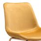 Zuo Modern Tony Extra Tall Bar Chair in Yellow/Gold, , large