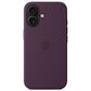 Apple Silicone Case with MagSafe for iPhone 16 in Plum, , large