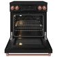 Thor Kitchen Gordon Ramsay 4.8 Cu. Ft. Professional Induction Range with Rose Gold Handle Kit in Black, , large