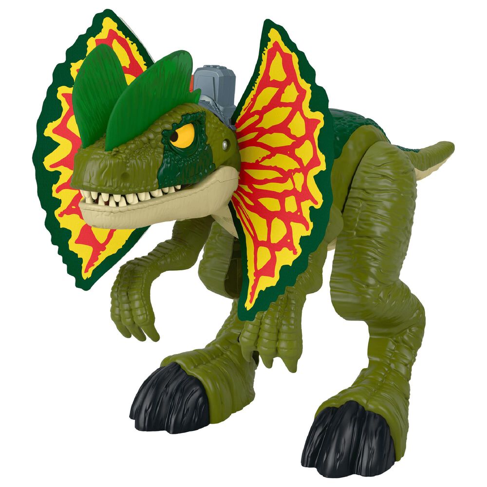Fisher Price Thrash Attack Dilophosaurus Toy, , large