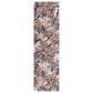 Safavieh Cyrus Shag CYR140F CYRUS SHAG 2"2" x 7"9" Grey and Rust Runner, , large