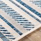 Surya Eagean EAG-2337 Navy, Light Blue, Blue and White 7"10" Square Indoor/Outdoor Area Rug, , large