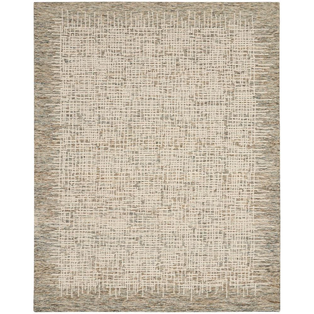 Nourison Colorado 8"3" x 11"6" Indigo and Ivory Area Rug, , large