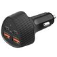 Hypercel SpeedBoost 77W Quad Port PD Car Charger in Black, , large