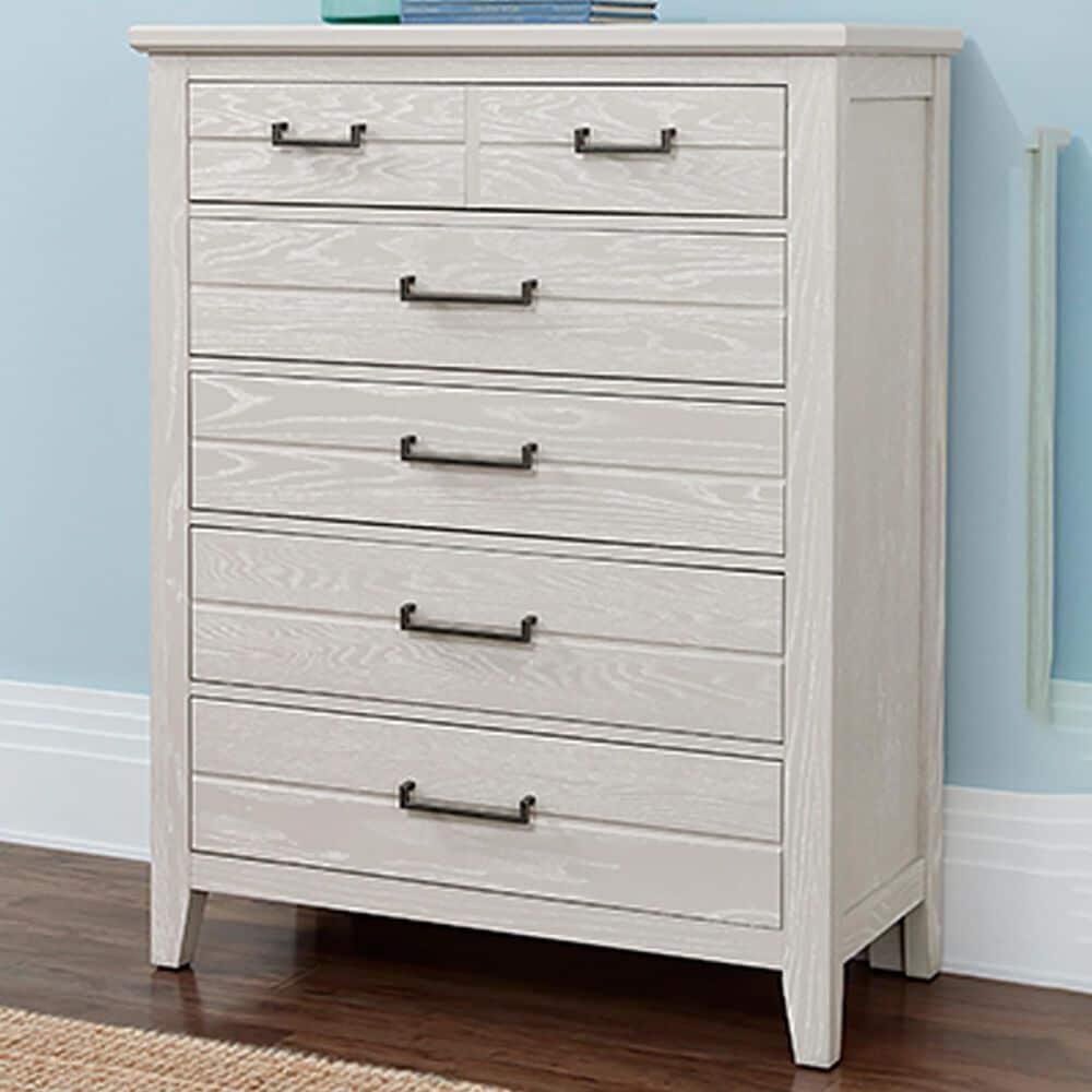 Viceray Collections Passageways 5 Drawer Chest in Oyster Grey, , large
