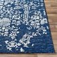 Surya Granada GND-2311 2" x 3" Dark Blue, Denim and Ivory Scatter Rug, , large