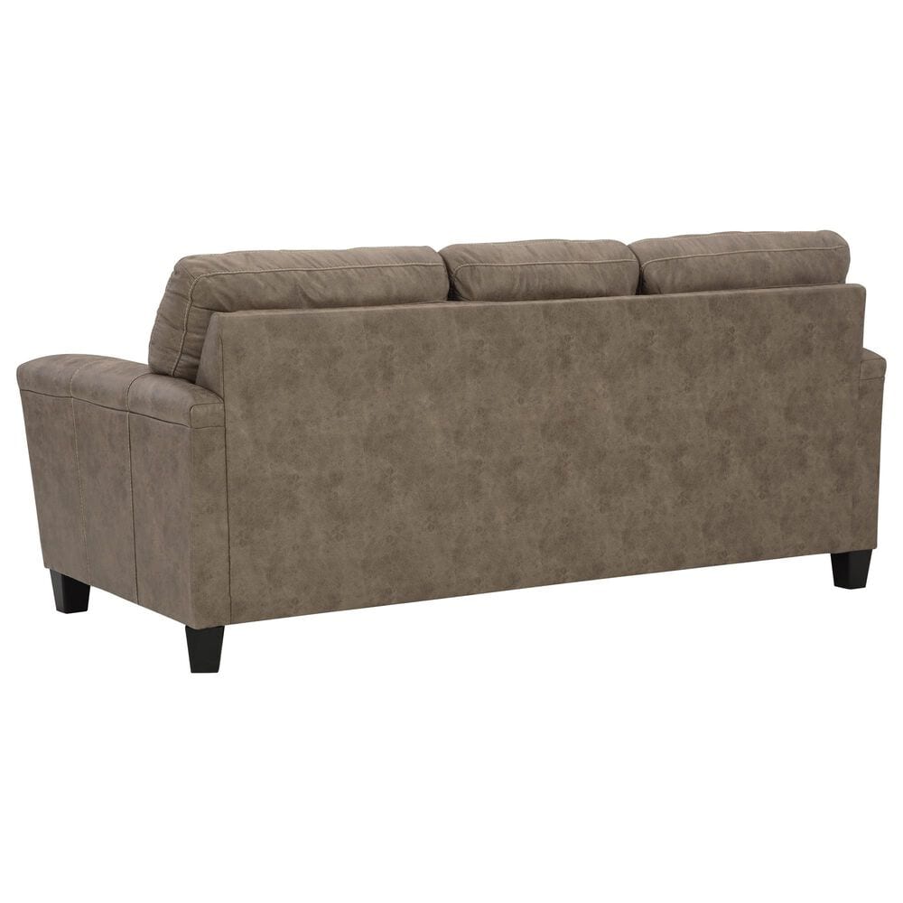 Ashley Navi Stationary Sofa and Loveseat Set in Fossil, , large