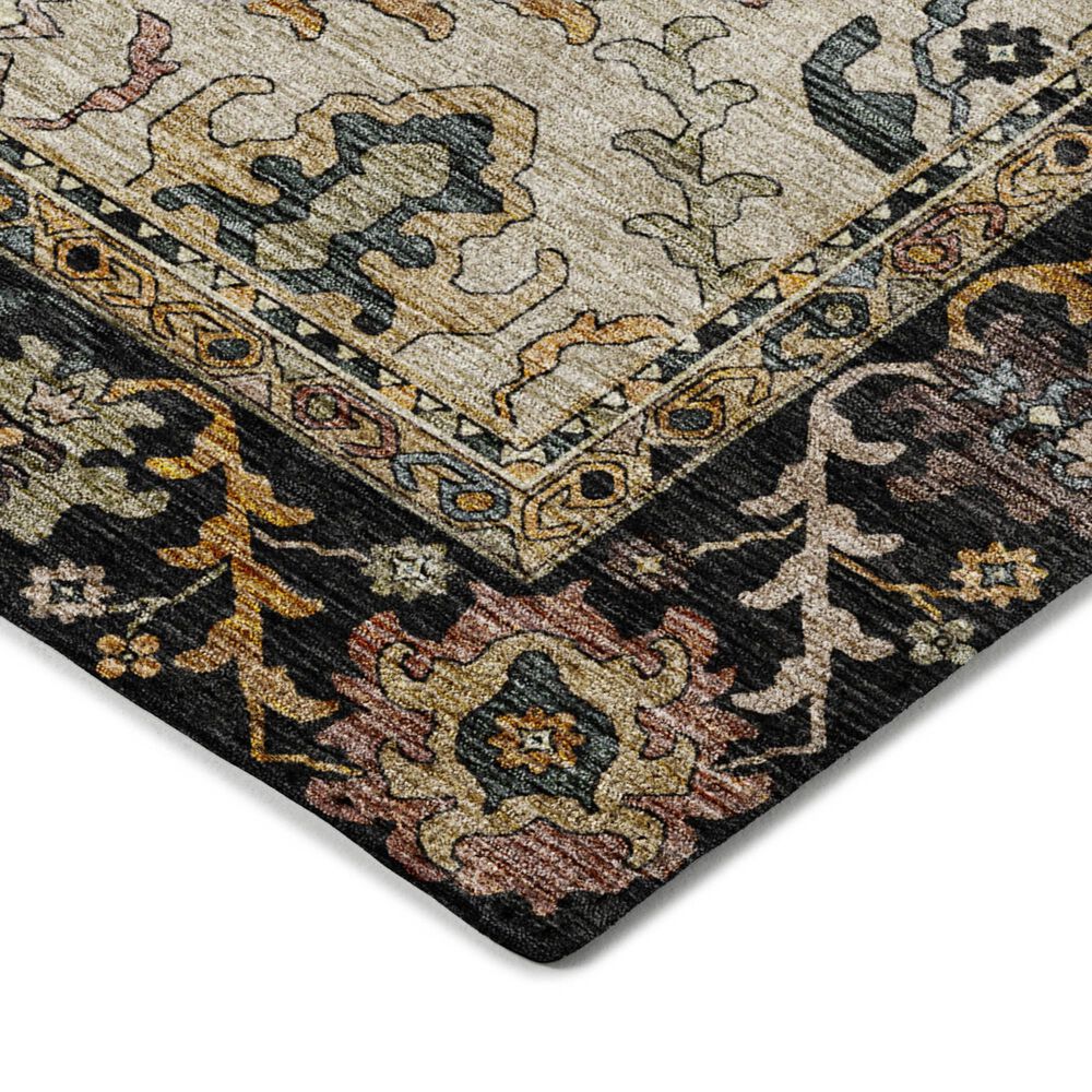 Dalyn Rug Company Silk Road Black, Ivory, Gold, Copper, Blush, Aloe and Wheat 10&#39; x 14&#39; Area Rug, , large