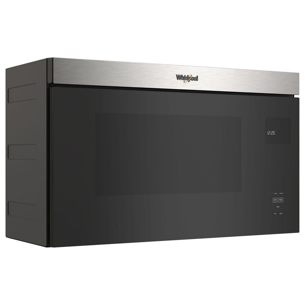 Whirlpool 1.1 Cu. Ft. Over-the-Range Microwave with Flush Built-In Design in Fingerprint Resistant Stainless Steel, , large