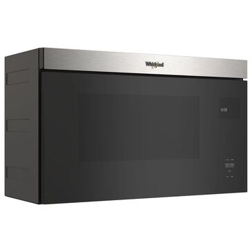 Whirlpool 1.1 Cu. Ft. Over-the-Range Microwave with Flush Built-In Design in Fingerprint Resistant Stainless Steel, , large