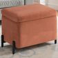 Lifestyle Solutions Kona Small Storage Ottoman in Rust, , large