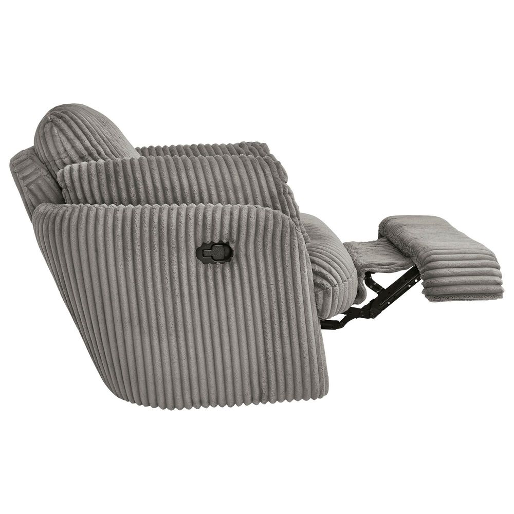 Ashley Tie-Breaker Manual Swivel Glider Recliner in Fog, , large