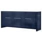 Lexora Home Lafarre 80" Double Bathroom Vanity in Navy Blue with 2 cm White Quartz Top and Rectangular Sinks, , large