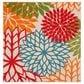 Nourison Aloha 5"3" Square Green Indoor/Outdoor Area Rug, , large