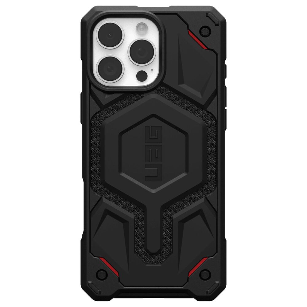 UAG Monarch Pro Series Case for Apple iPhone 16 Pro Max in Carbon Fiber Red Accent, , large