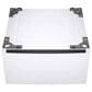 LG 4.5 Cu. Ft. Front Load Washer and 7.4 Cu. Ft. Electric Dryer Laundry Pair with Pedestal Storage Drawers in White, , large