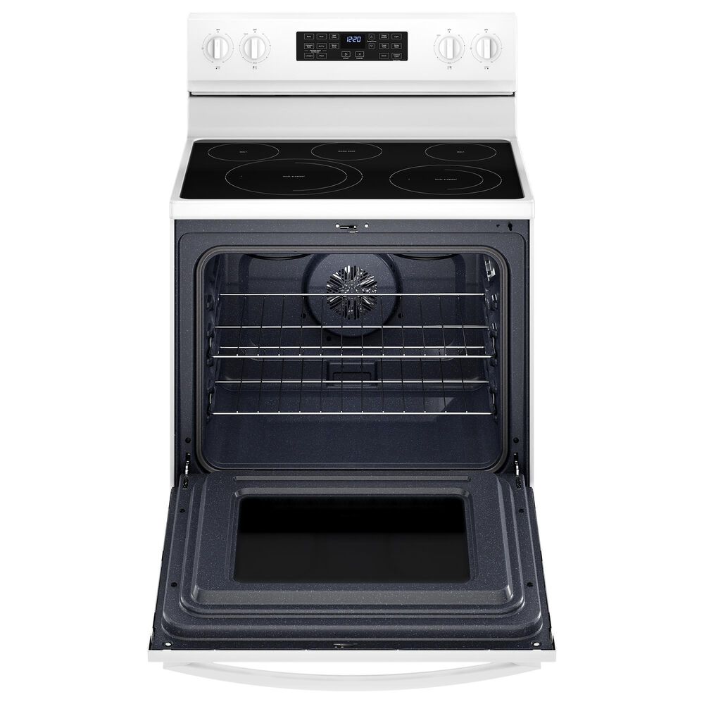 Whirlpool 5.3 Cu. Ft. Electric Range 5-in-1 Air Fry Oven in White, , large