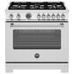 Bertazzoni Master 5.9 Cu.Ft. 6-Burner Gas Range in Stainless Steel, , large
