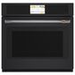 Cafe 2-Piece Kitchen Package with Matte Black 30" Smart Built-In Convection Single Wall Oven and Black 30" Touch Control Induction Cooktop, , large