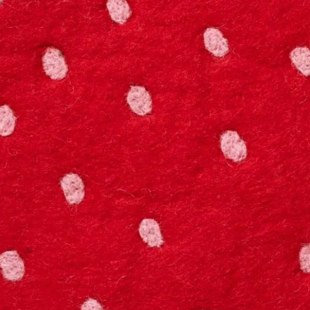 Once Again Home Strawberry Wool Trivet in Yellow, , large