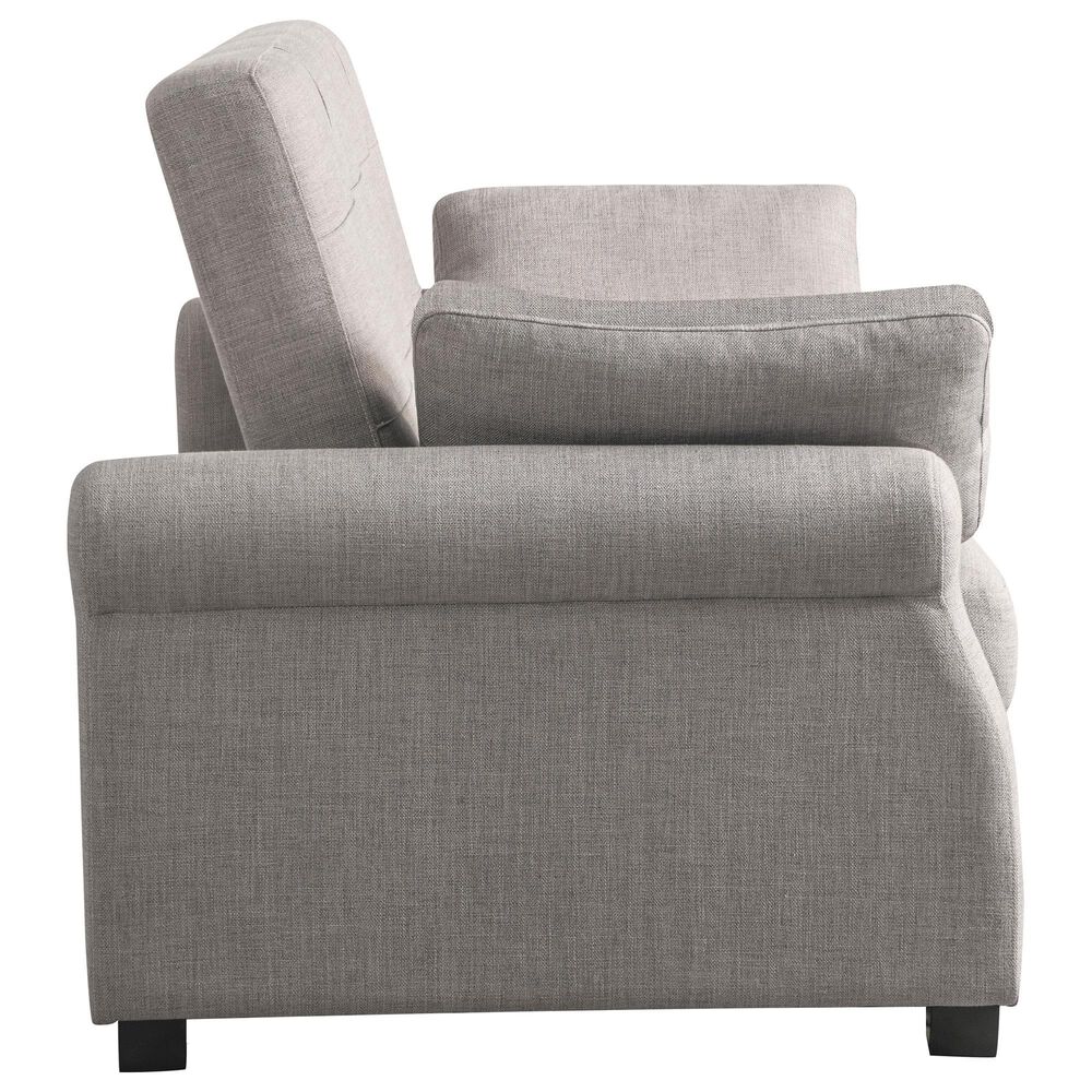 Lifestyle Solutions Hampton Queen Convertible Sofa in Steel, , large