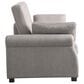 Lifestyle Solutions Hampton Queen Convertible Sofa in Steel, , large