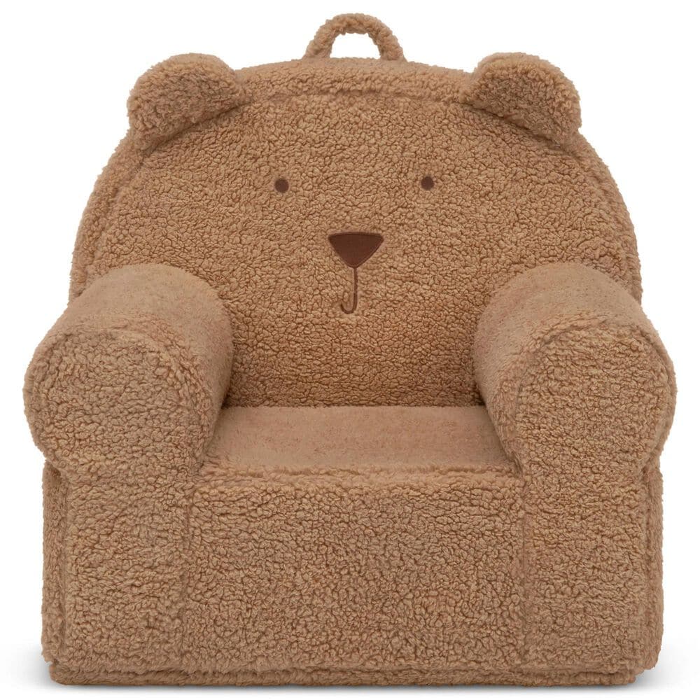 Delta Children Sherpa Bear Chair in Tan, , large