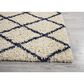 Nourison Brisbane BRI08 8"2" x 10" Ivory and Blue Area Rug, , large